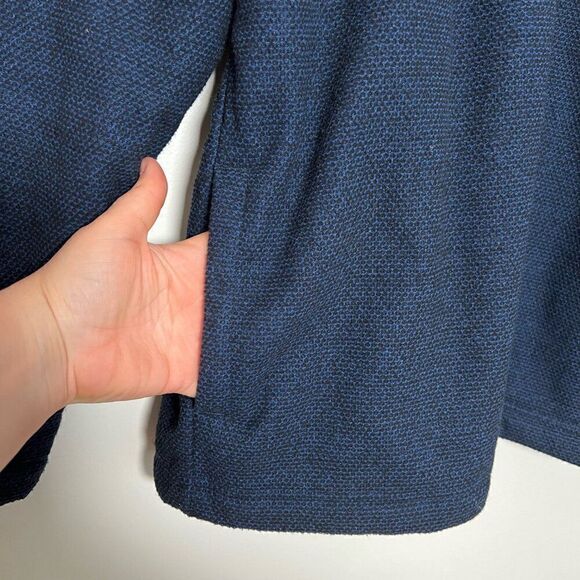 ORVIS Sweater Mens Sz M Blue 1/4 Zip Sherpa Long Sleeve Casual Outdoor Fall - Picture 6 of 12